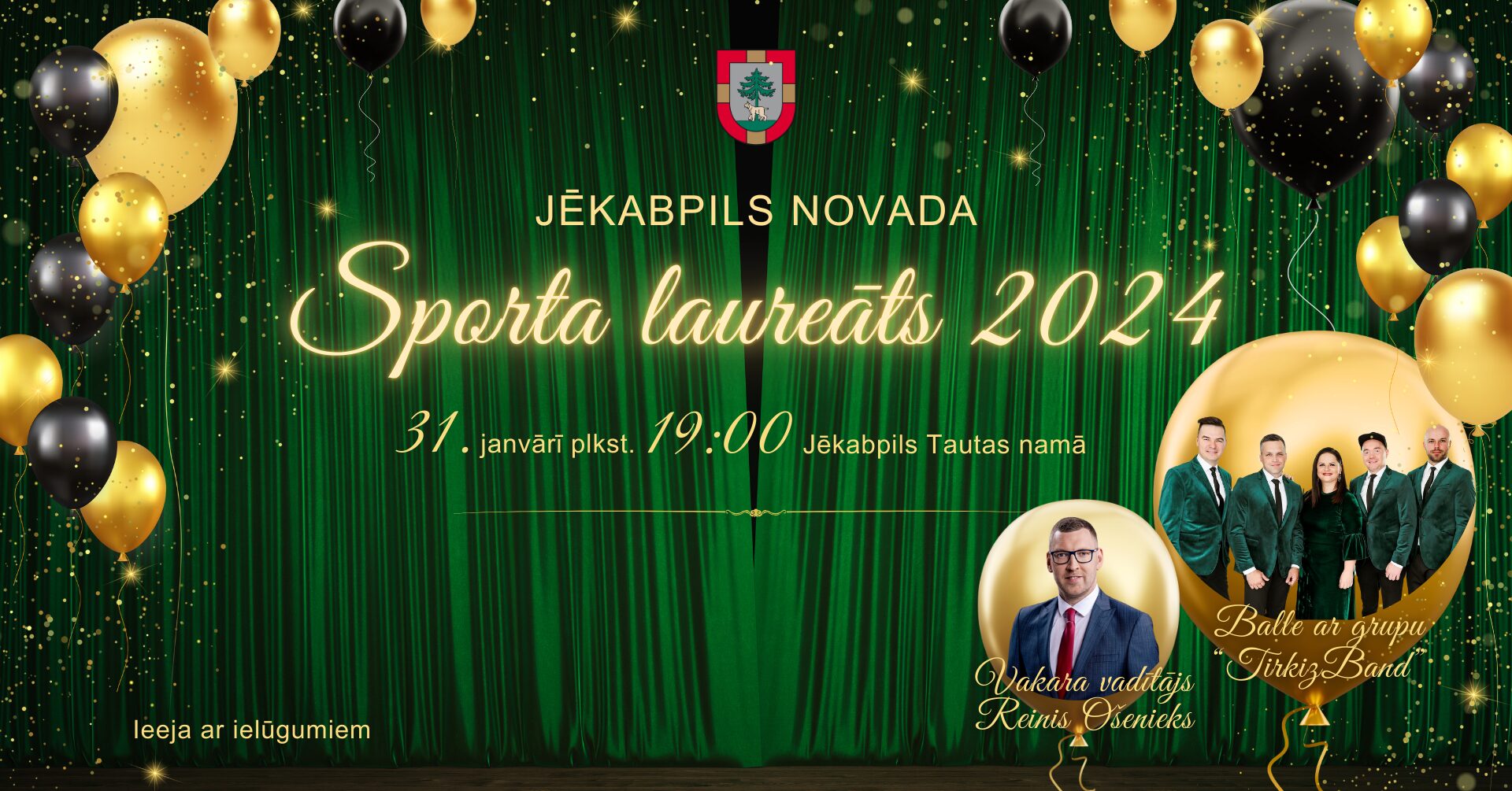 Godinās 2024.gada Jēkabpils novada sporta laureātus