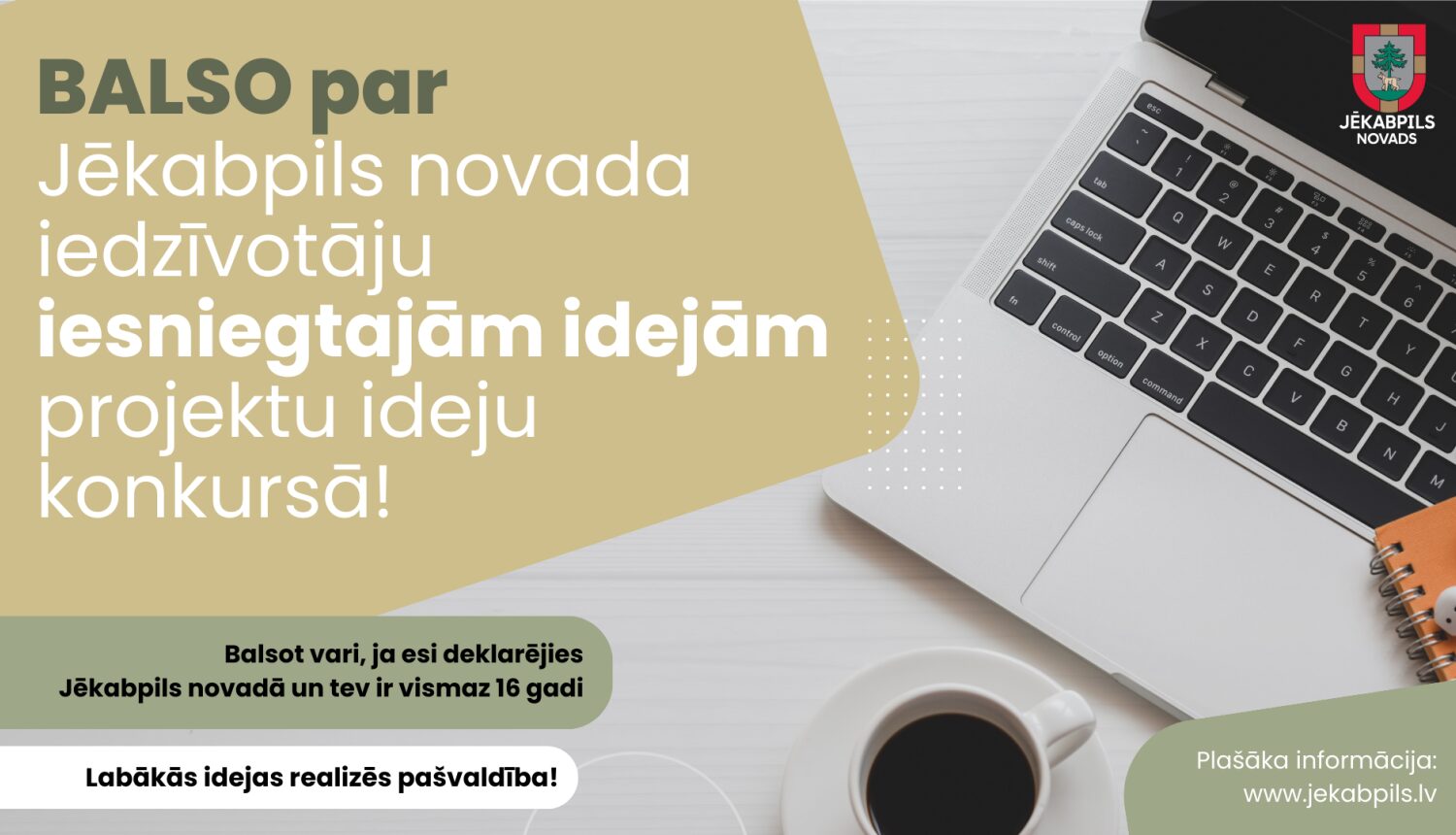 Balso par Jēkabpils novada iedzīvotāju iesniegtajām idejām