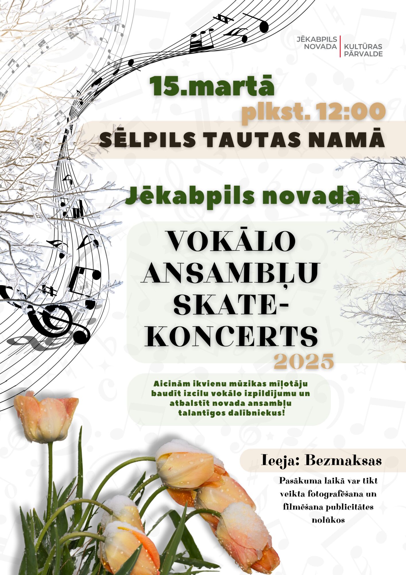 Notiks vokālo ansambļu skate‑koncerts 