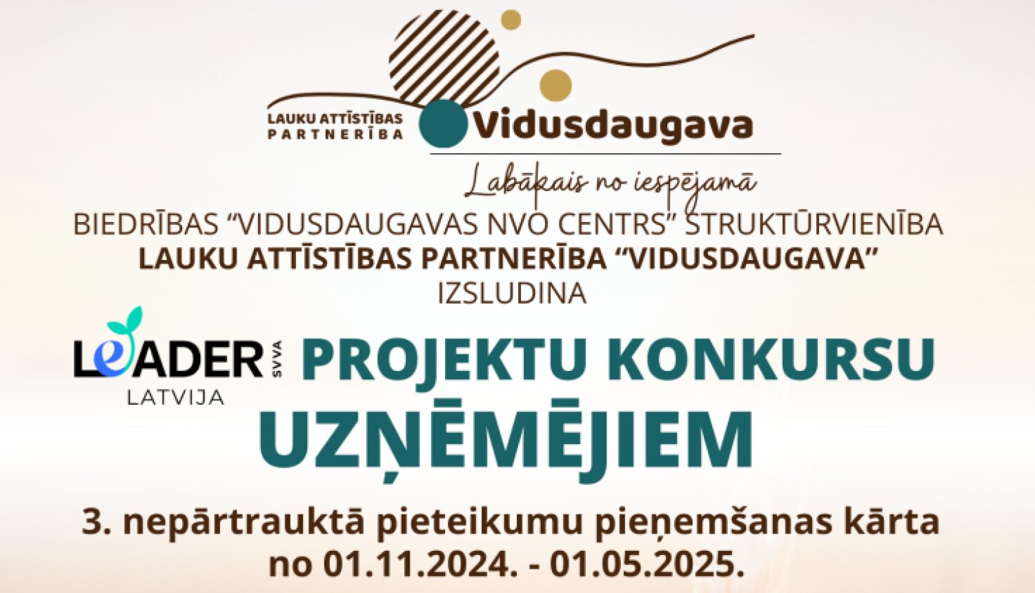 Līdz 1.maijam uzņēmēji var iesniegt projektus